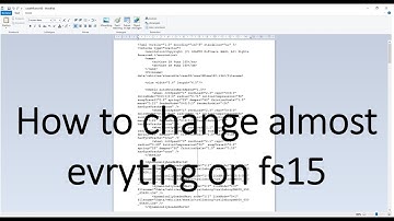 How to change power and speed on Farming simulator 2015 without download.