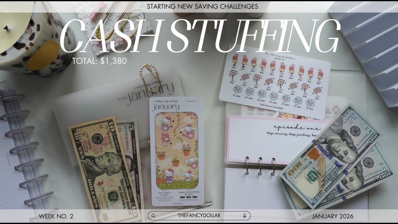Накопление наличных в 2026 году | 2-я неделя января | Начались новые челленджи по накоплению дене...