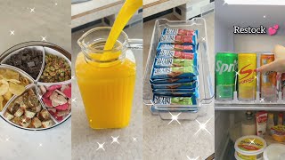 Satisfying Fridge🍭🍧,Grocery🥬🍓🥕 Kitchen restocks |Organization or restocking|Tiktok compilation ASMR