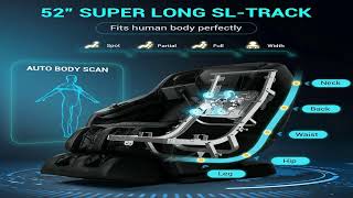Review: MYNTA Massage Chair Full Body with Heat, Zero Gravity SL-Track Shiatsu 3D Massage Chairs