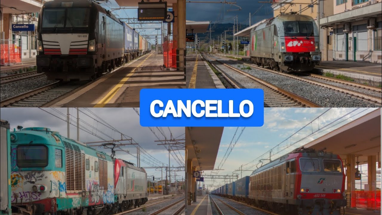 RACCOLTA DI TRENI ALLA STAZIONE DI CANCELLO (Febbraio 2025-Aprile 2025)
