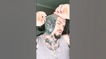 Face tattoo reveal!