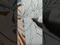 Drawing ✨Goku Ultra Instinct✨In 1Hr VS 10Hrs✨Part-2😳#shorts #drawing #gokuultrainstinct