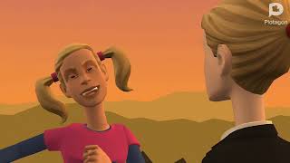 Angelica and her mother at Peak at Sunset