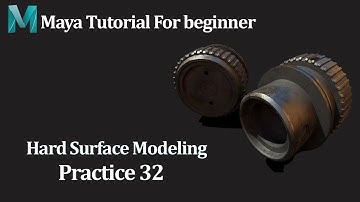 Autodesk Maya 2023 Hard Surface Modeling Practice 32
