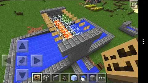 マインクラフトpe溶岩ブレード作り方