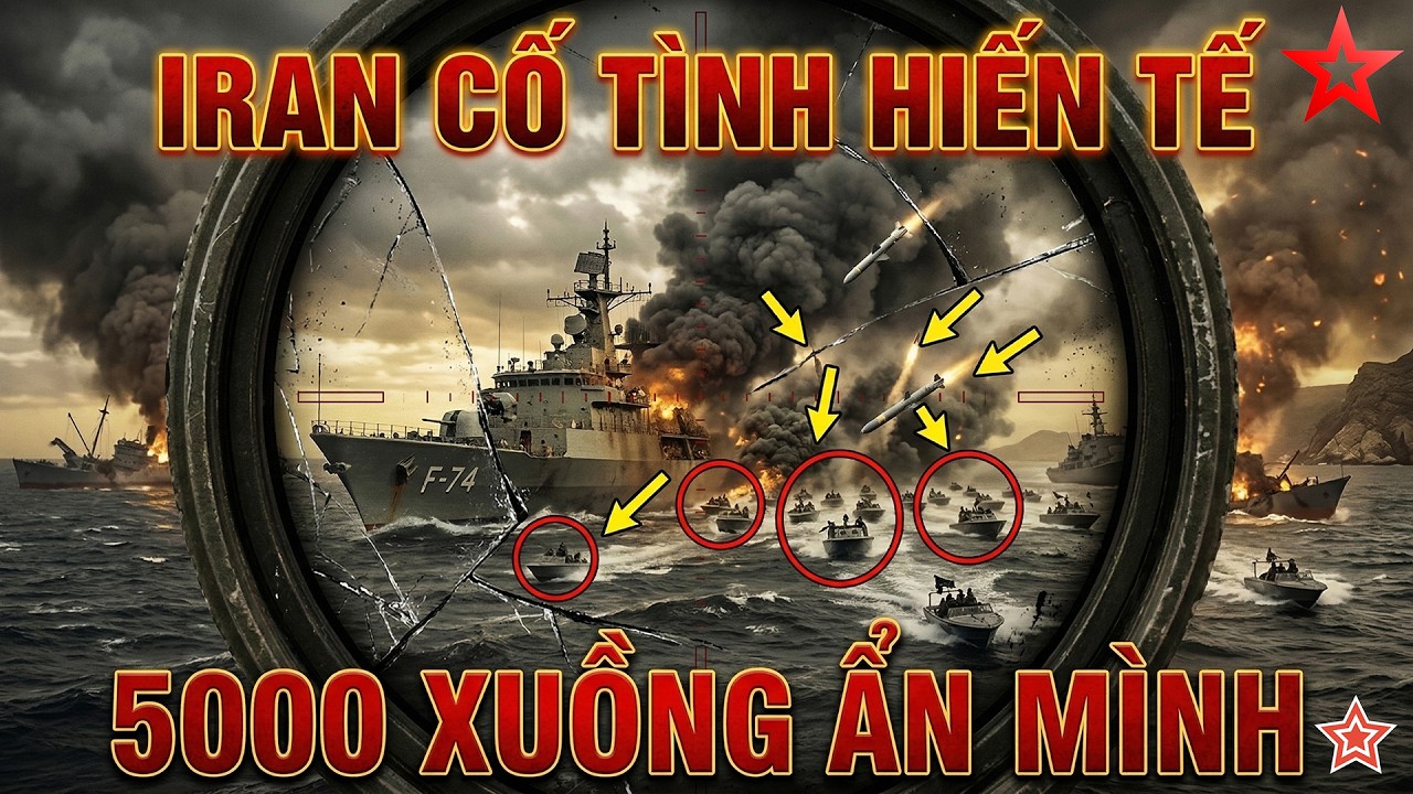 Thua quá dễ, phải chăng Iran hiến tế 20 tàu TO để giăng mẻ lưới cho 5000 cano NHỎ