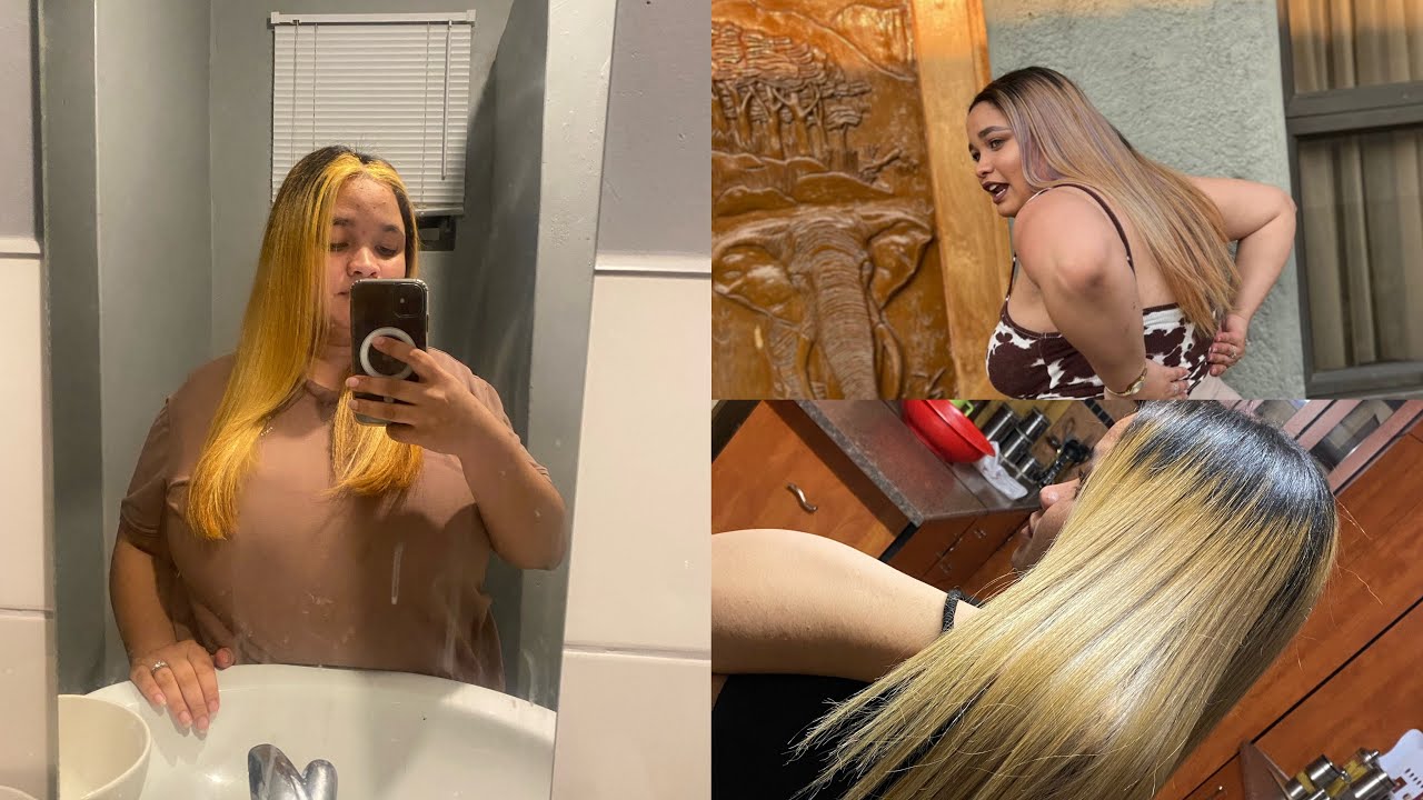 My boyfriend’s reaction to me going blonde||NAMIBIAN YOUTUBERS!