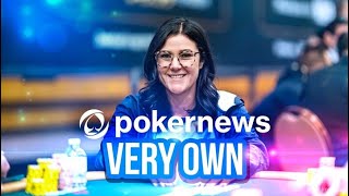 PokerNews Star in the Making Dannah Kamp leading the Monster Stack at the WSOP 2021