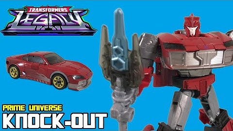 Deluxe Class Prime Universe Knock-Out Review - Transformers Legacy