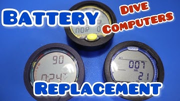 How to Change a dive computer battery "Quick Tip"