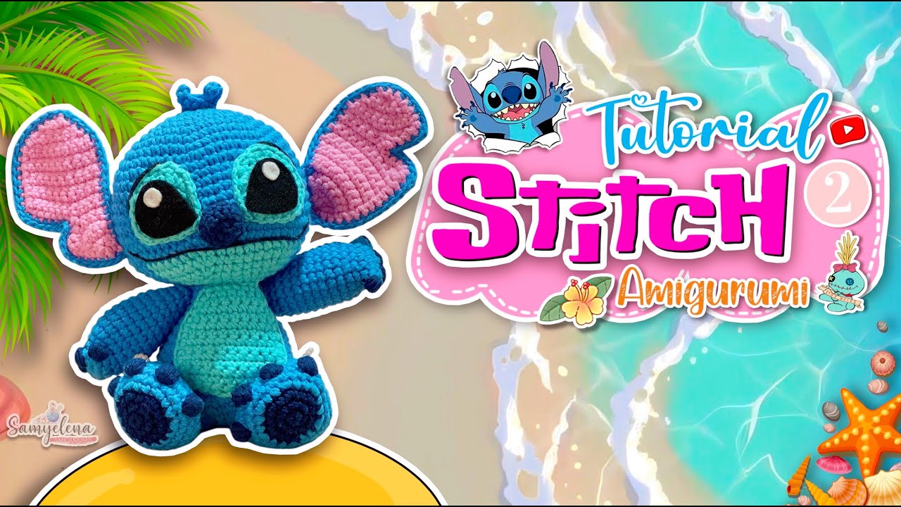 Stitch Amigurumi parte 2 tutorial español/ingles
