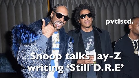 Snoop Dogg Talks Jay-Z Writing 