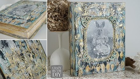 Jewelry Box DIY 🌹💓🌹 Decoupage on Wood