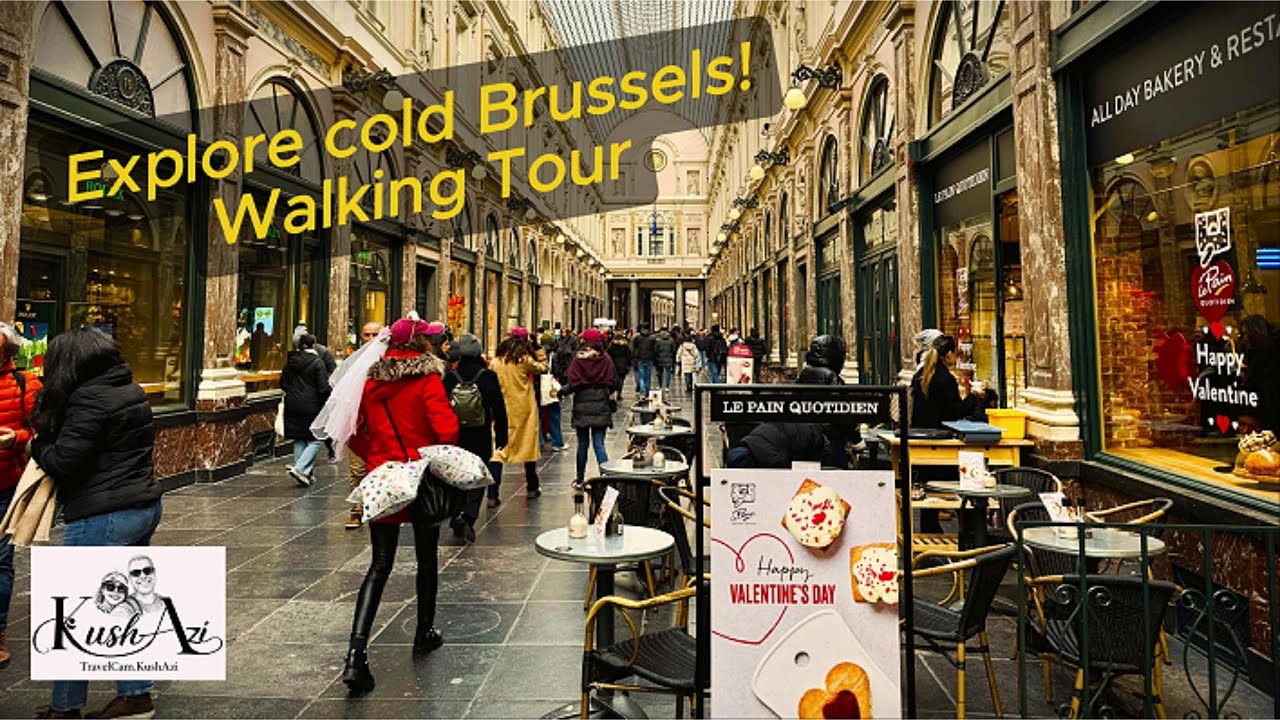 Brussels Explorer Cold | Walking Tour 4K | City Highlights