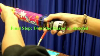 How to use a confetti blaster