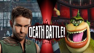 Fan made death battle trailer:the deep vs missing link(the boys vs monsters vs alien)