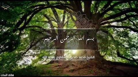 سورة التحريم تلاوة بياتية من تلاوات اذاعة ليبيا من فترة الستينات ||من أجمل ما سمعت من الشيخ المنشاوي