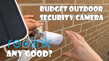 Reolink Argus Eco With Solar Panel / Budget Outdoor Security Camera / No Wiring, No Worries