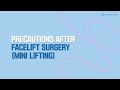 Facelift Surgery – Postoperative Care
