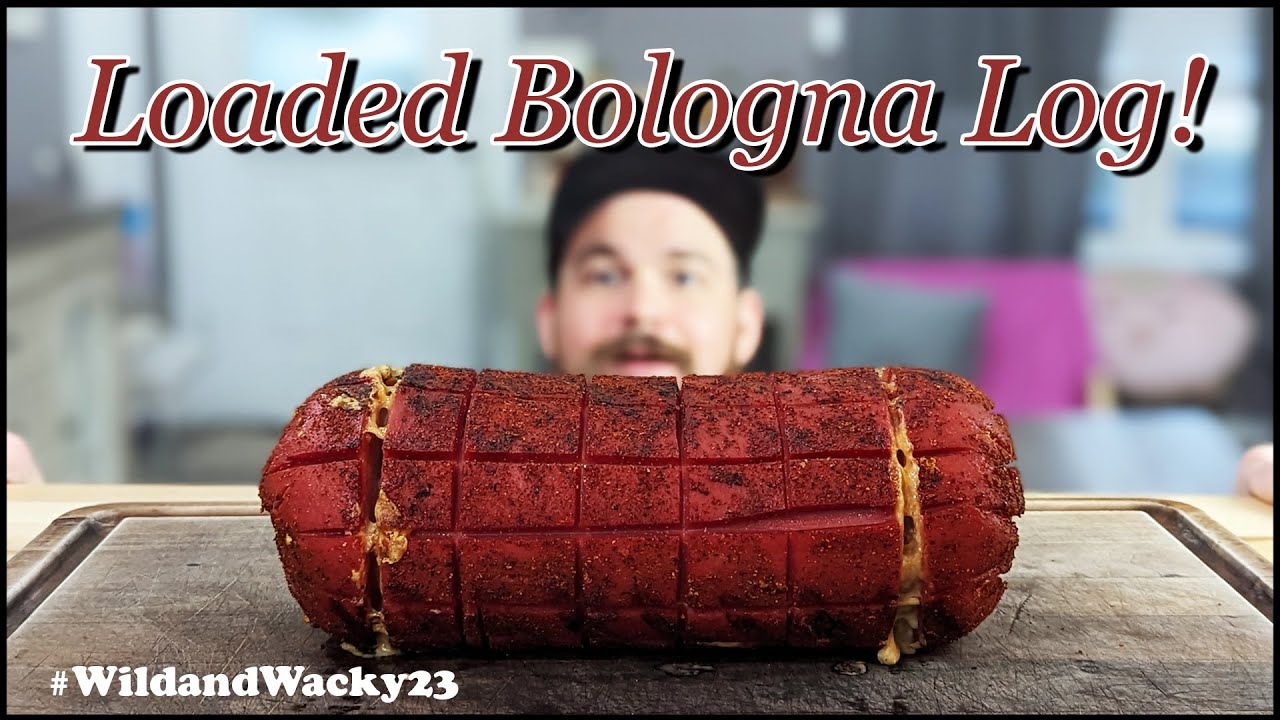 Queso Stuffed Bologna Log! wildandwacky23 YouTube