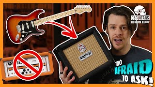 Are AMPLIFIERS a LIE?! Guitar Direct into Speaker | Too Afraid To Ask