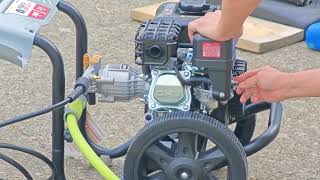 2900 PSI 2.4 GPM Cold Water Gas Pressure Washer With CT200 Engine