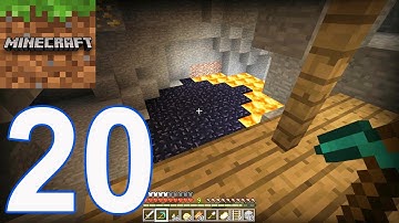 Minecraft - Gameplay Walkthrough Part 20 - Obsidian | Survival (iOS, Android, PC)