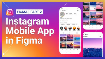 Instagram Mobile App Design in Figma | User Interface Part 2