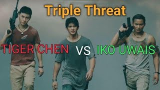 film triple threat . Iko uwais vs tiger chen