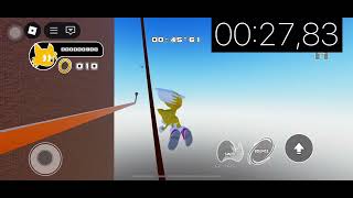 Hedgehog Testing Speedrun 1'04"063 (With Tails