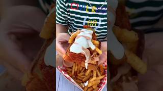 Chicken Crispy Sandwich With French Fries..