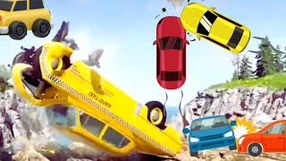Exploring World Record Animation Car Jump Starter|Attempt Went Wrong | World of  jump Adventure