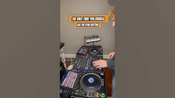 When to Use the SYNC Button as a DJ #shorts