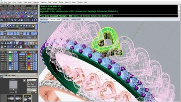 How to create a simple ring with hearts // Gemvision Matrix (Rhino 5)