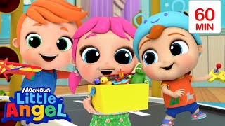 Let's Learn to Play Safely! | Little Angel Fun Cartoons | Moonbug Kids Cartoon Adventure