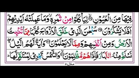 Surah Yasin with pashto translation | سورة ياسین پښتو ترجمه | Holy Quran