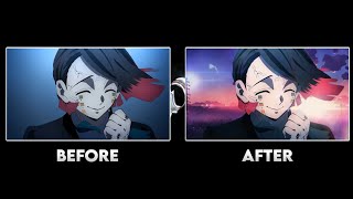 Anime Edit Vs Raw Clip