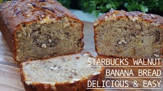 Starbucks Banana Bread Recipe 🍌 Delicious and Easy