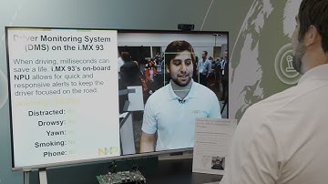 NXP Demonstration of a Driver Monitoring System Enabled By the i.MX 93 SoC and Its Integrated NPU