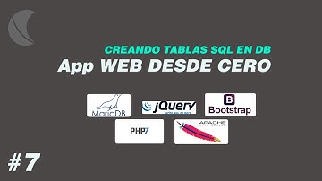 Creando una Aplicacion Web Parte 7 Creando Tablas en MySQL