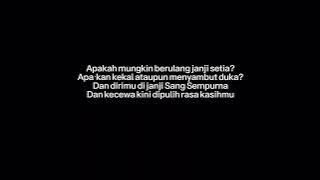 Hanya aku lirik(Reverb)