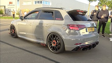 530HP Stage 2 Audi RS3 8V Sportback with Milltek Exhaust - LOUD Accelerations & Revs !