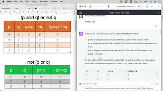 Ten Tests #ChatGPT Code Interpreter: Ten Tests (Logic Truth Tables)