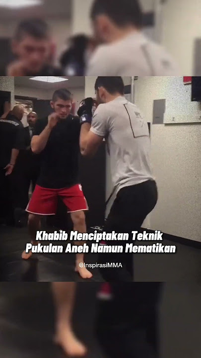 Pukulan Aneh Khabib Nurmagomedov!  #ufc #mma #khabib