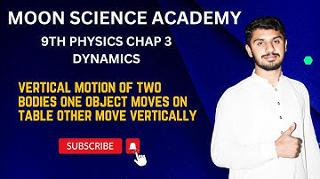 Motion of two bodies attached to the ends of a string that passes over frictionless pulley | 9th phy
