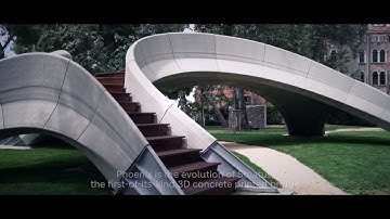Phoenix, a 3D printed concrete bridge.