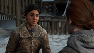The Last of Us Part II Remastered snowball fight walkthrough screenshot 5