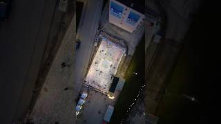 Skate park | winter fest Hadzici DRONE SHOT #shorts