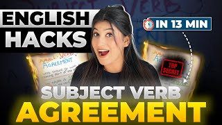 Subject verb Agreement🔥 Simple Hacks and Tricks😎 Error & Correction Questions✅ Class 10